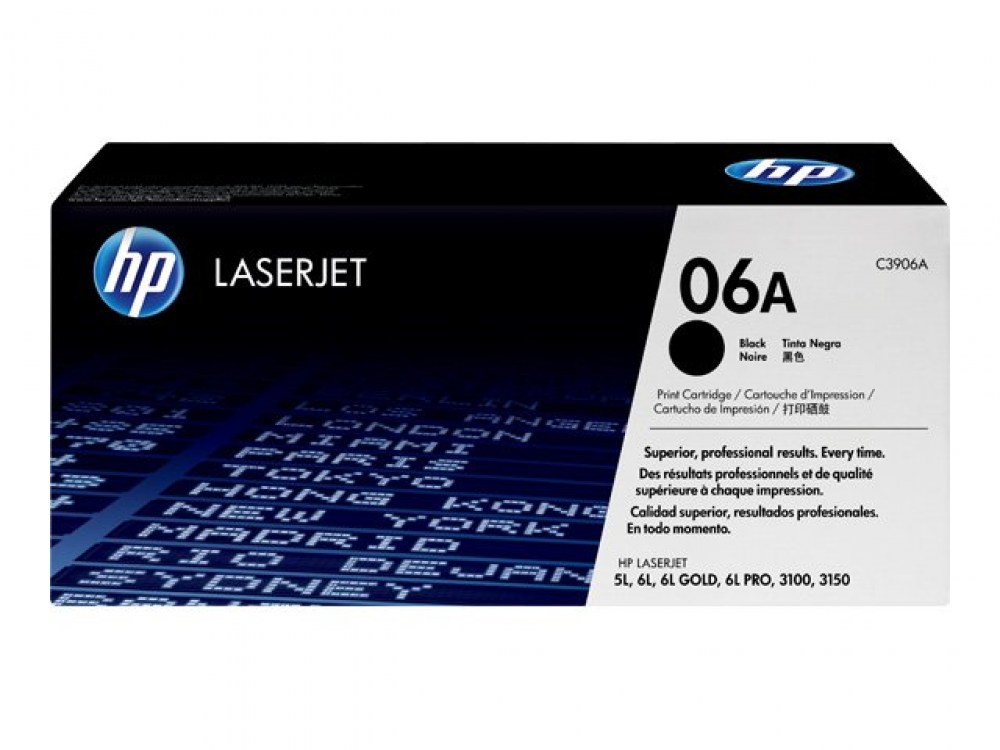 EOL HP Toner nr 06A C3906A Black 2,5K 