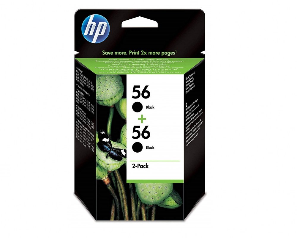 EOL HP Tusz nr 56 C9502AE Black 2pack 