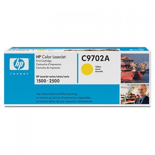 EOL HP Toner C9702A Yellow 4K 