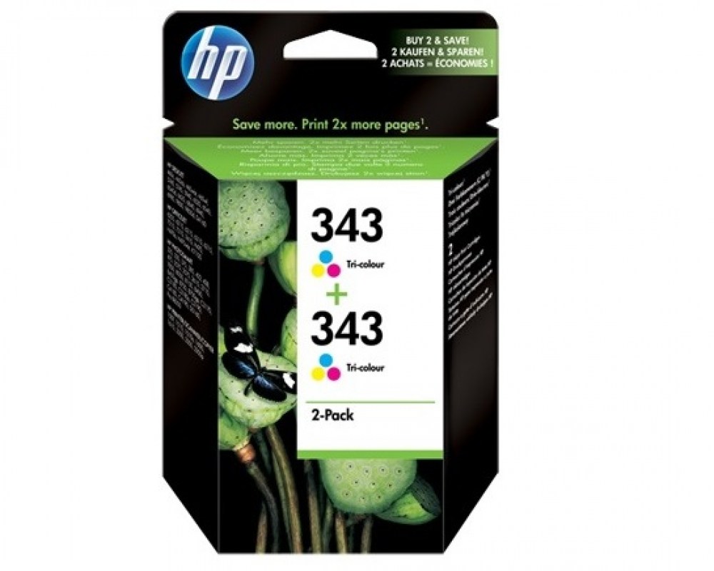 HP Tusz nr 343 CB332EE kolor 2pack 2x7 ml