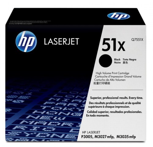 HP Toner nr 51X Q7551X Black 13K 