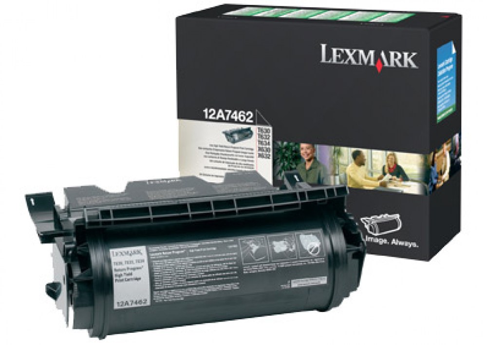 Lexmark Toner T63X 12A7462 Black 21K 