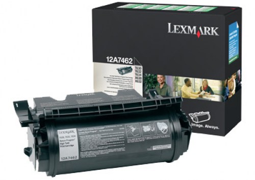 Lexmark Toner T63X 12A7462 Black 21K 