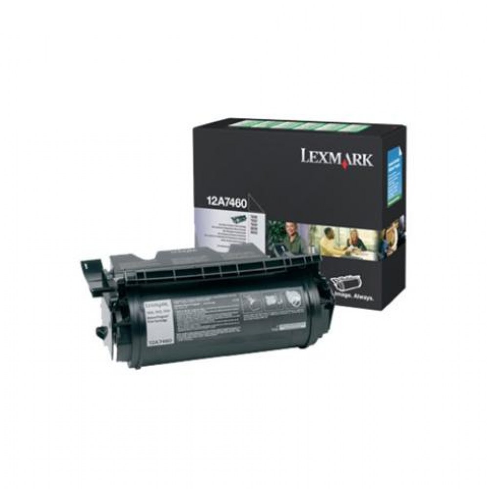 Lexmark Toner T63X 12A7460 Black 5K 