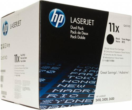 HP Toner nr 11XD Q6511XD Black 2pack 2x12K