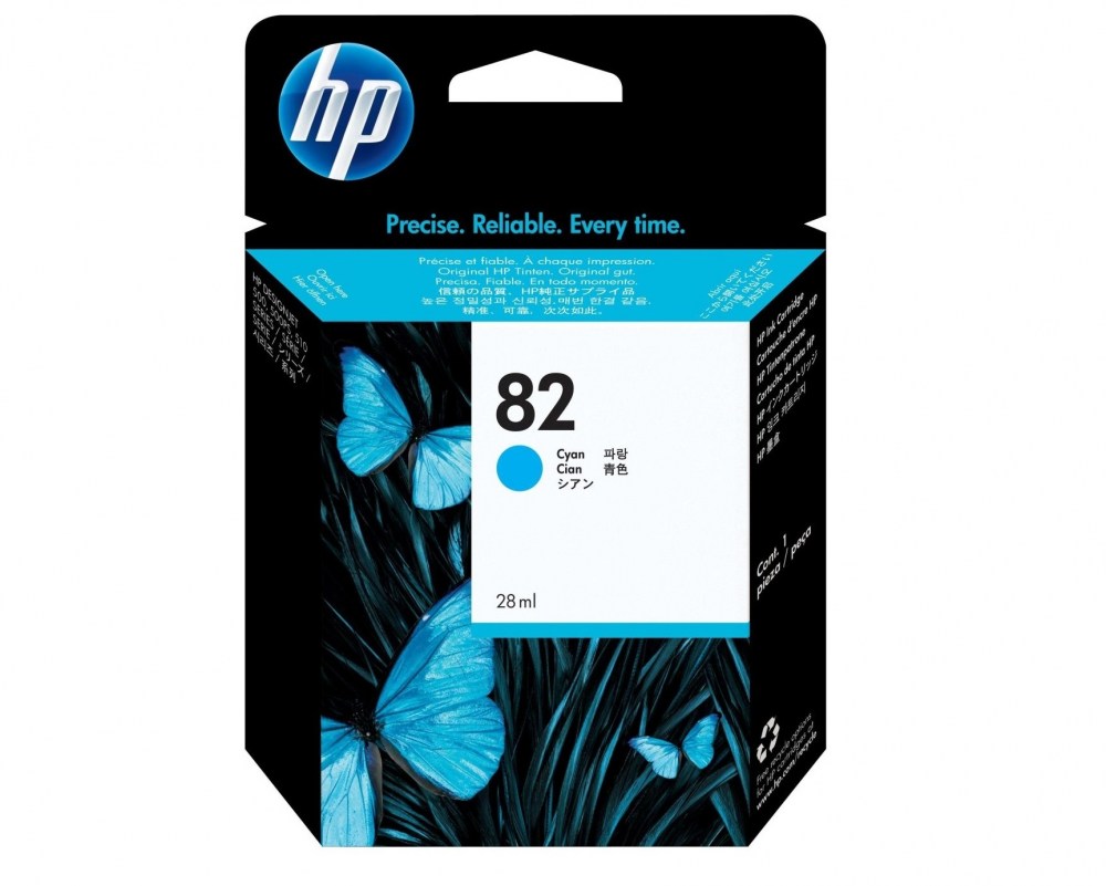 HP Tusz nr 82 C4911A Cyan 69ml 