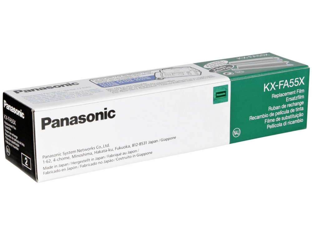 Panasonic Folia KX-FA55X 2x 150 str Fax KX-FP 82,80,81,85,86,150,155, FM 90