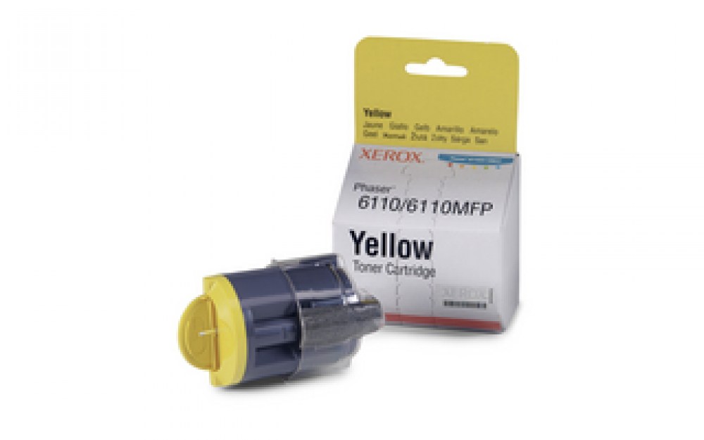 Xerox Toner Phaser 6110 106R01204 Yellow 1K