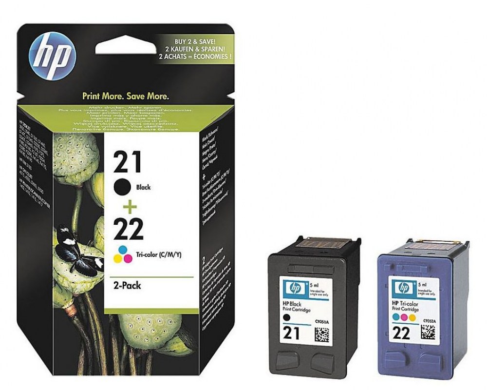 HP Tusz nr 21+22 SD367AE 2pack 