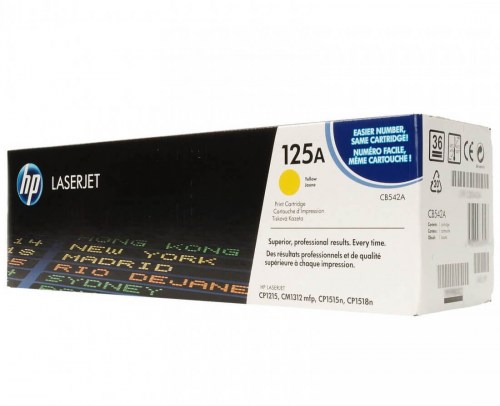 HP Toner nr 125 CB542A Yellow 1,4K 