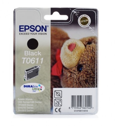 Epson Tusz Stylus D68 T0611 Black 8ml