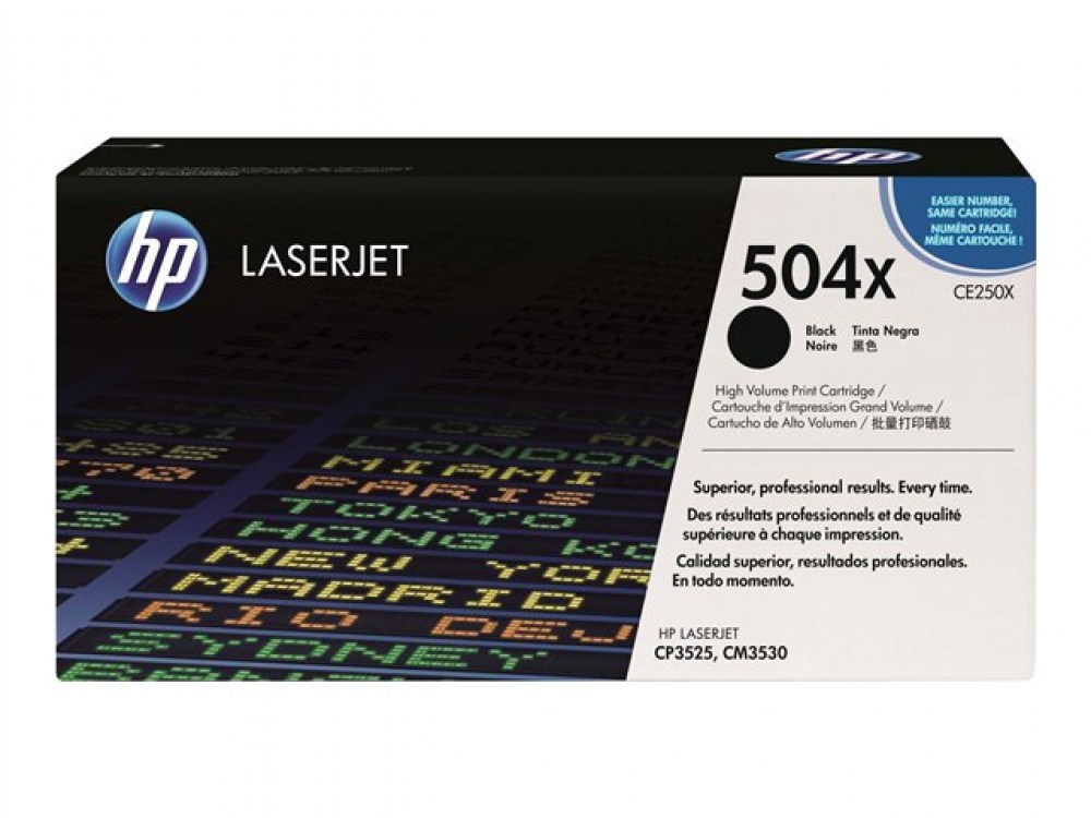 HP Toner CE250X Black 10,5K 