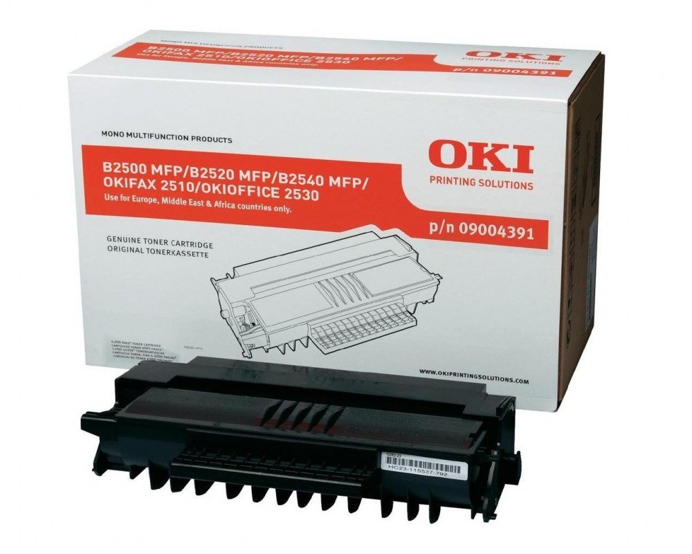 OKI Toner B2500/2520 09004391 4K