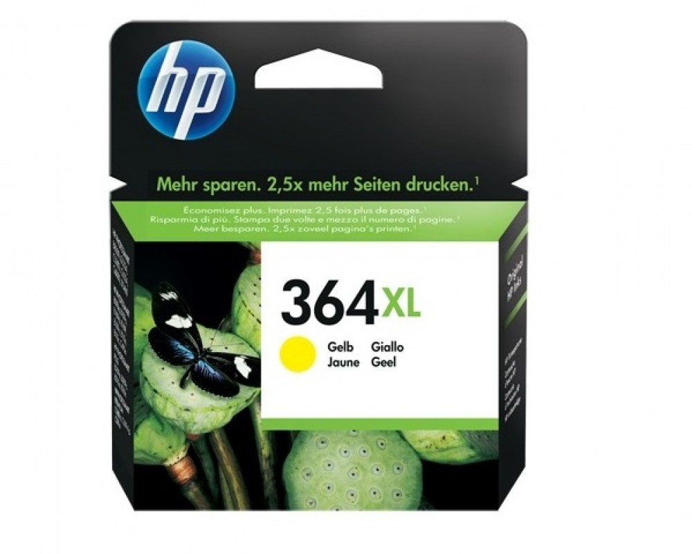 HP Tusz nr 364XL CB325EE Yellow 6 ml 