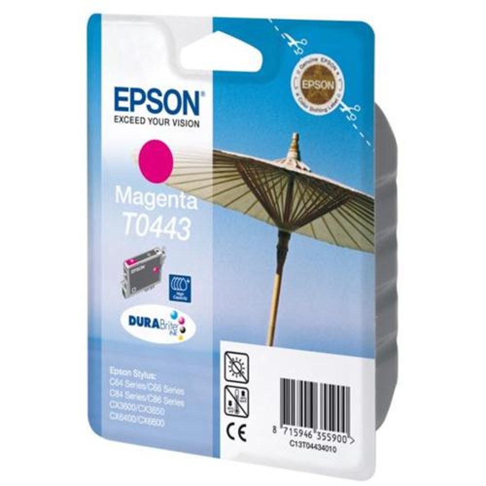 Epson Tusz Stylus C64 T0443 Magenta 450 stron