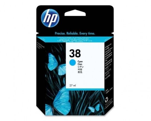 HP Tusz nr 38 C9415A Cyan 27ml