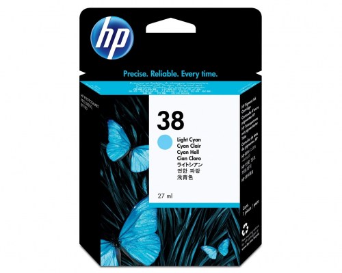 HP Tusz nr 38 C9418A Light Cyan 