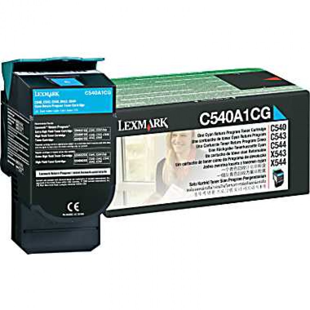 Lexmark Toner C540/543 C540A1CG Cyan 1K 