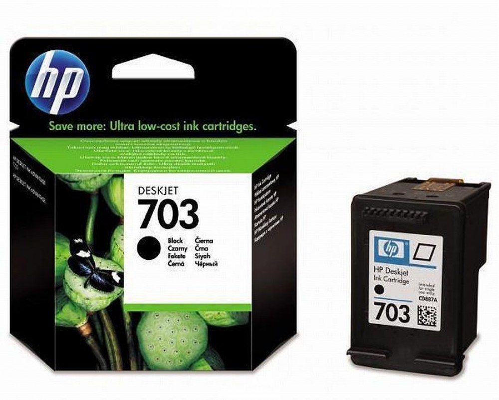 HP Tusz nr 703 CD887AE Black 4 ml 