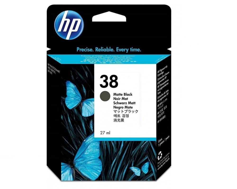 HP Tusz nr 38 C9412A Matt Black 27ml