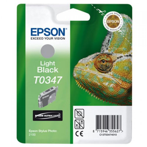 Epson Tusz Stylus Photo 2100 T0347  Light Black 440 stron