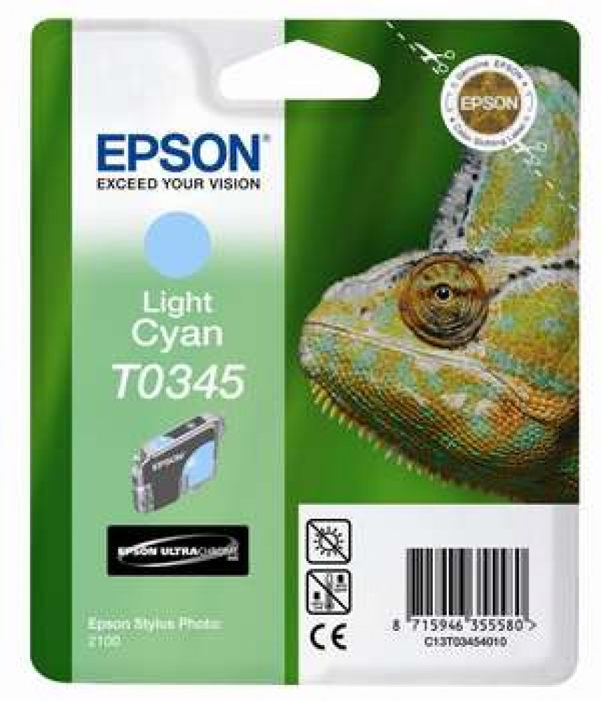 Epson Tusz Stylus Photo 2100 T0345 Light Cyan 440 stron