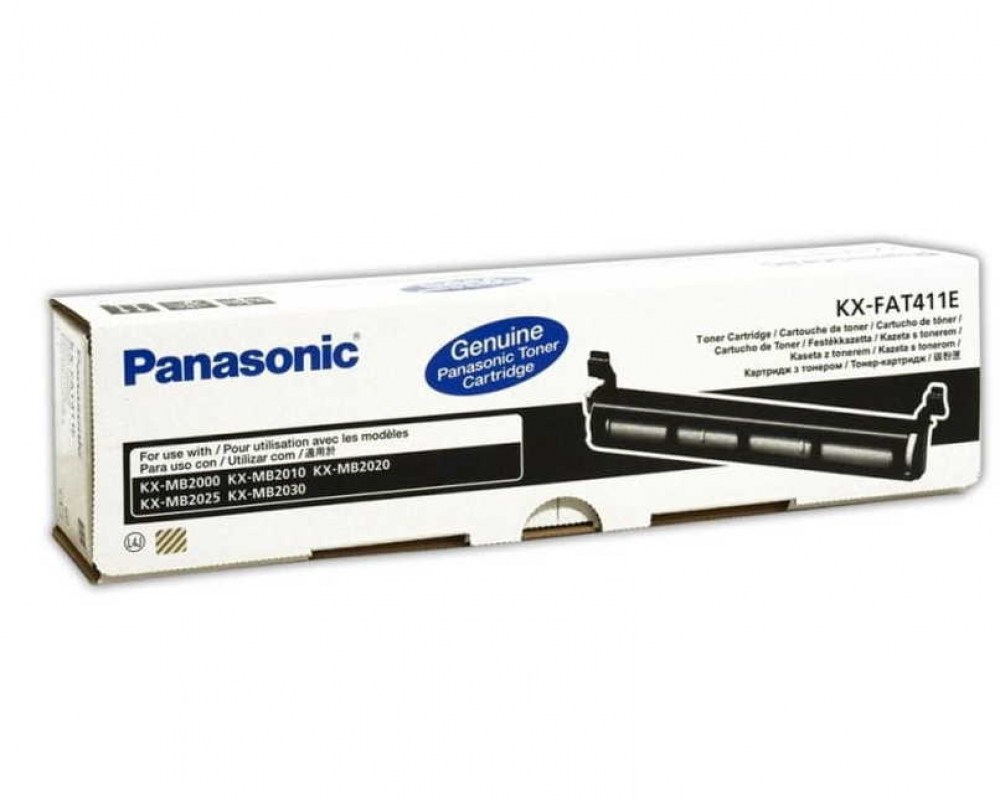 Panasonic Toner KX-FAT411E BLACK 2K KX-MB2000, 2010, 2025, 2030, 2061