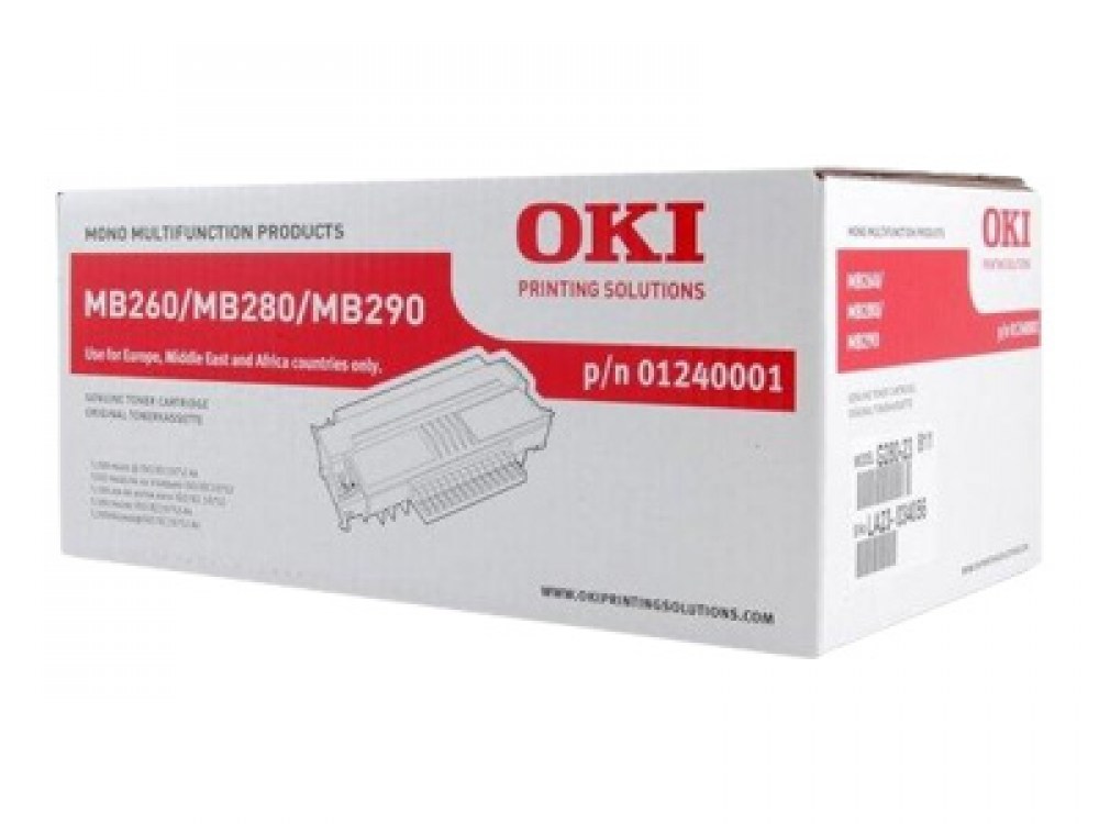 EOL OKI Toner MB260/280/ Black 01240001 