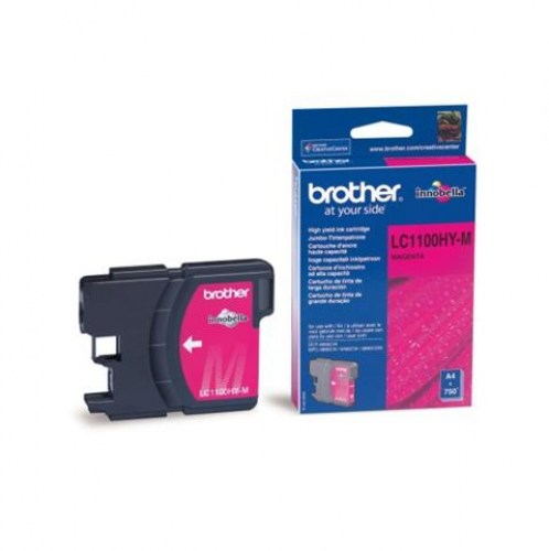 Brother Tusz LC1100 Magenta HC 700 stron