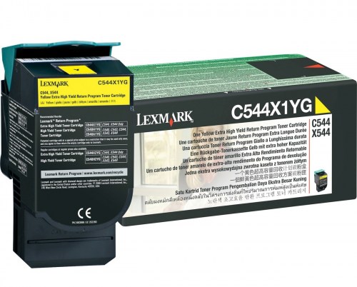 Lexmark Toner C544 C544X1YG Yellow 4K 