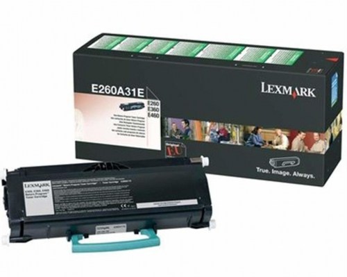 Lexmark Toner E26x E260A31E Black 3,5K 