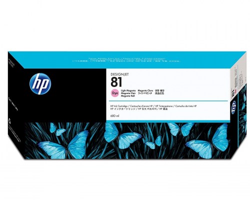 HP Tusz nr 81 C4935A Light Magenta 680ml