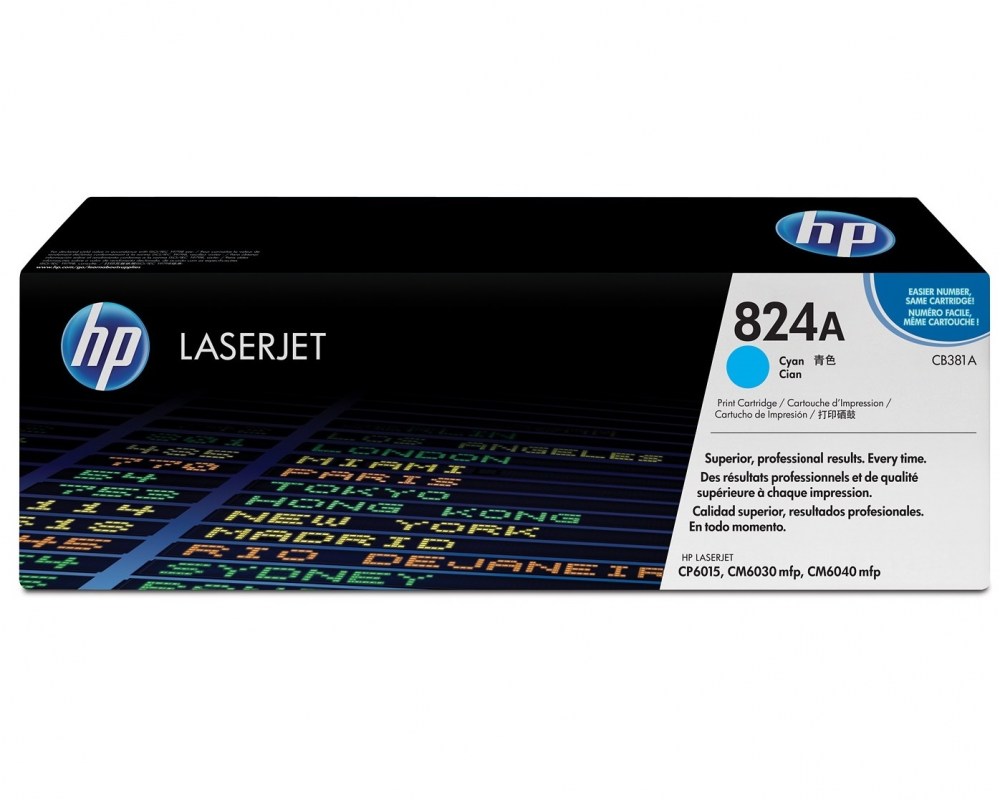 HP Toner nr 824 CB381A Cyan 21K