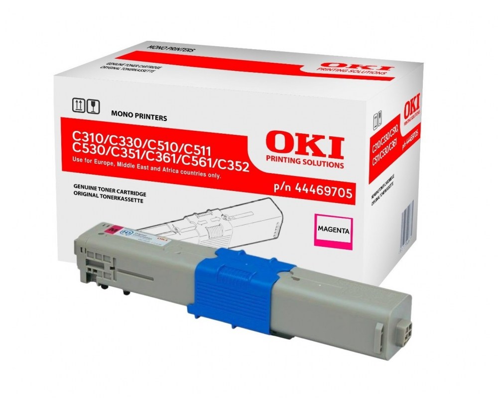 OKI Toner C310/330/510 Magenta 44469705  