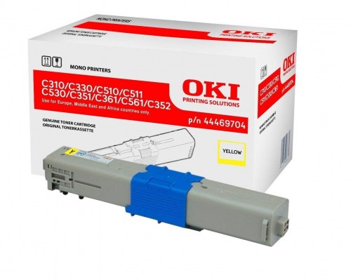 OKI Toner C310/330/510 Yellow 44469704 