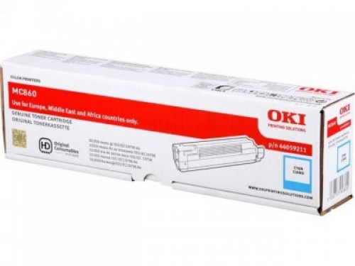 OKI Toner MC860 Cyan 44059211 10K 