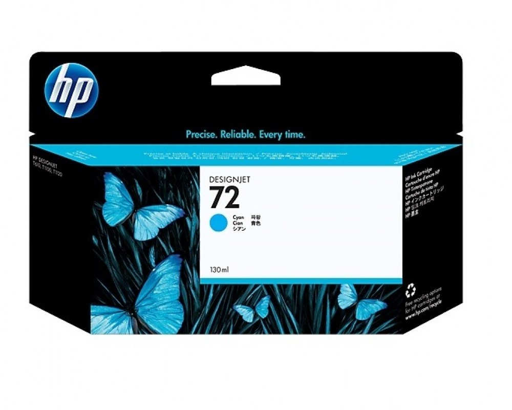 HP Tusz nr 72 C9371A Cyan 130 ml 