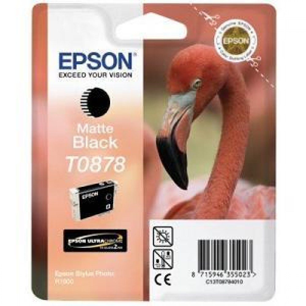 Epson Tusz Stylus Photo R1900 T0878 Matte Black 11ml