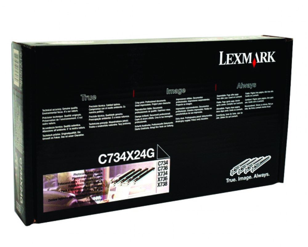 Lexmark Bęben C734 C734X24G CMYK 4pack 