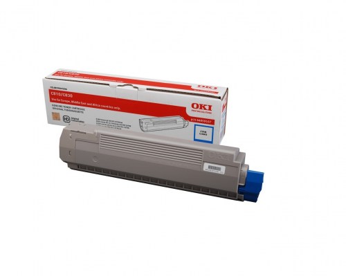 OKI Toner C810/C830 Cyan 44059107 8K 