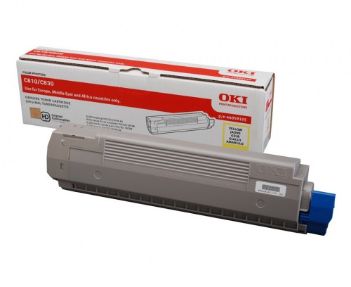 OKI Toner C810/C830 Yellow 44059105 8K 