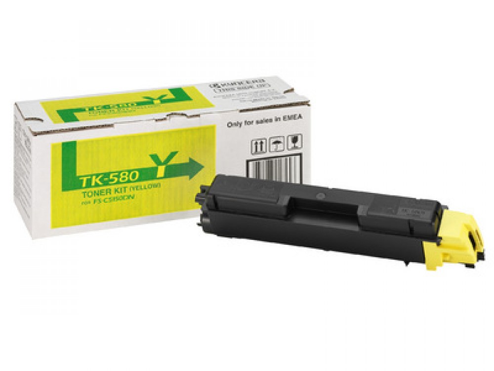 Kyocera Toner TK-580Y Yellow 1T02KTANL0
