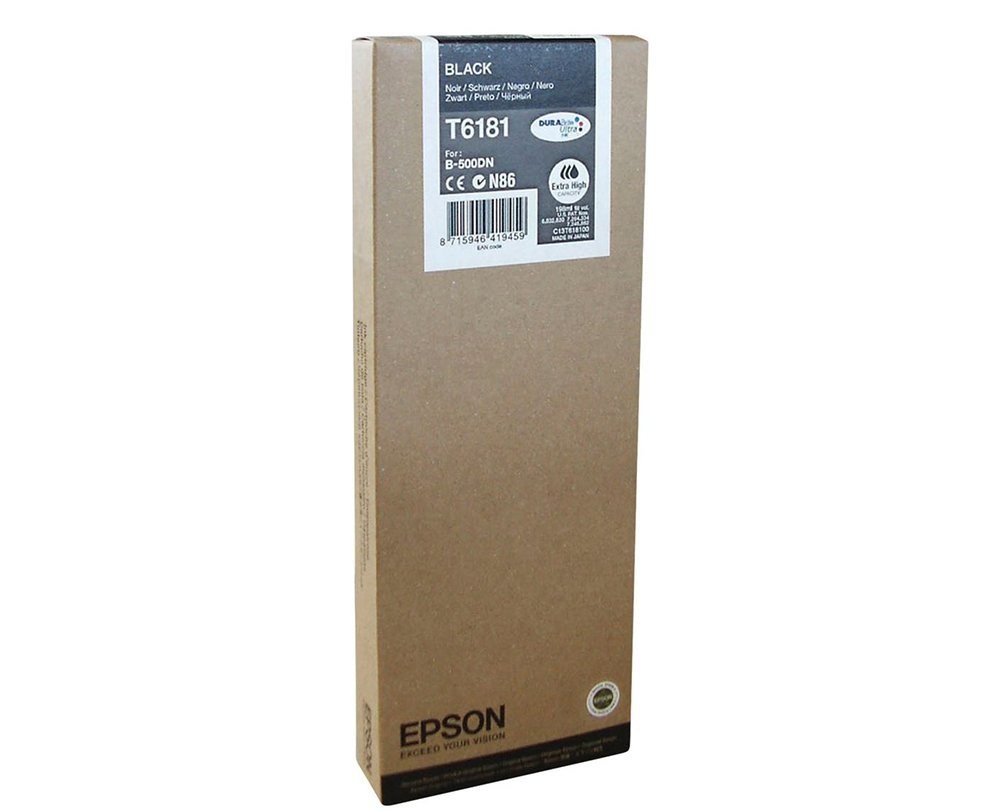 Epson Tusz B500DN T6181 Black8K