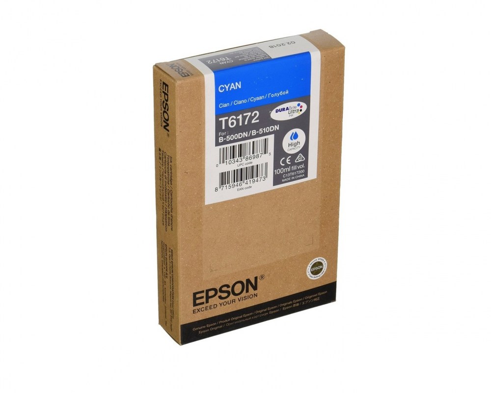 Epson Tusz B500DN T6172 Cyan7K