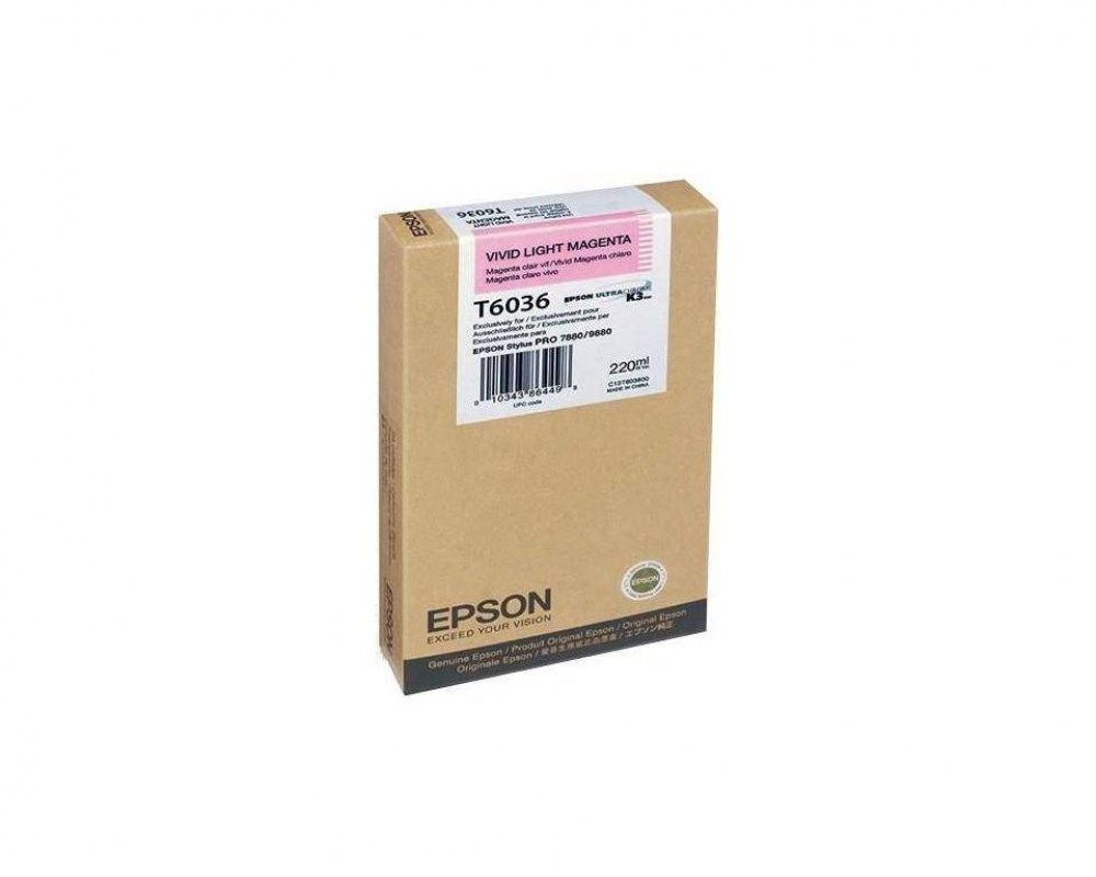 Epson Tusz Pro7800/7880 T6036Light Magenta 220 ml