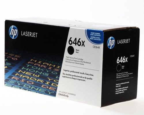 HP Toner CE264X Black 17K 