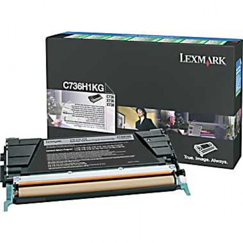 Lexmark Toner C736/X736 C736H1KG Bla 12K 