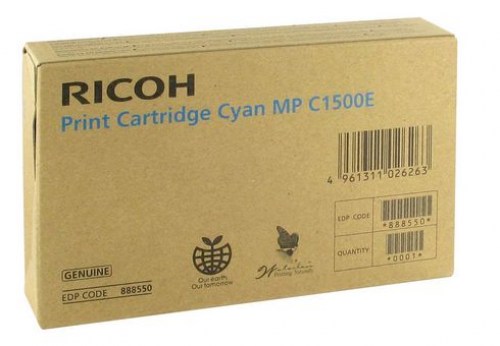 Ricoh Gel cart MPC1500 888550 Cyan 3K 