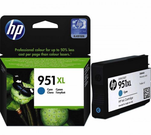 HP Tusz nr 951XL CN046AE Cyan 1500sh 