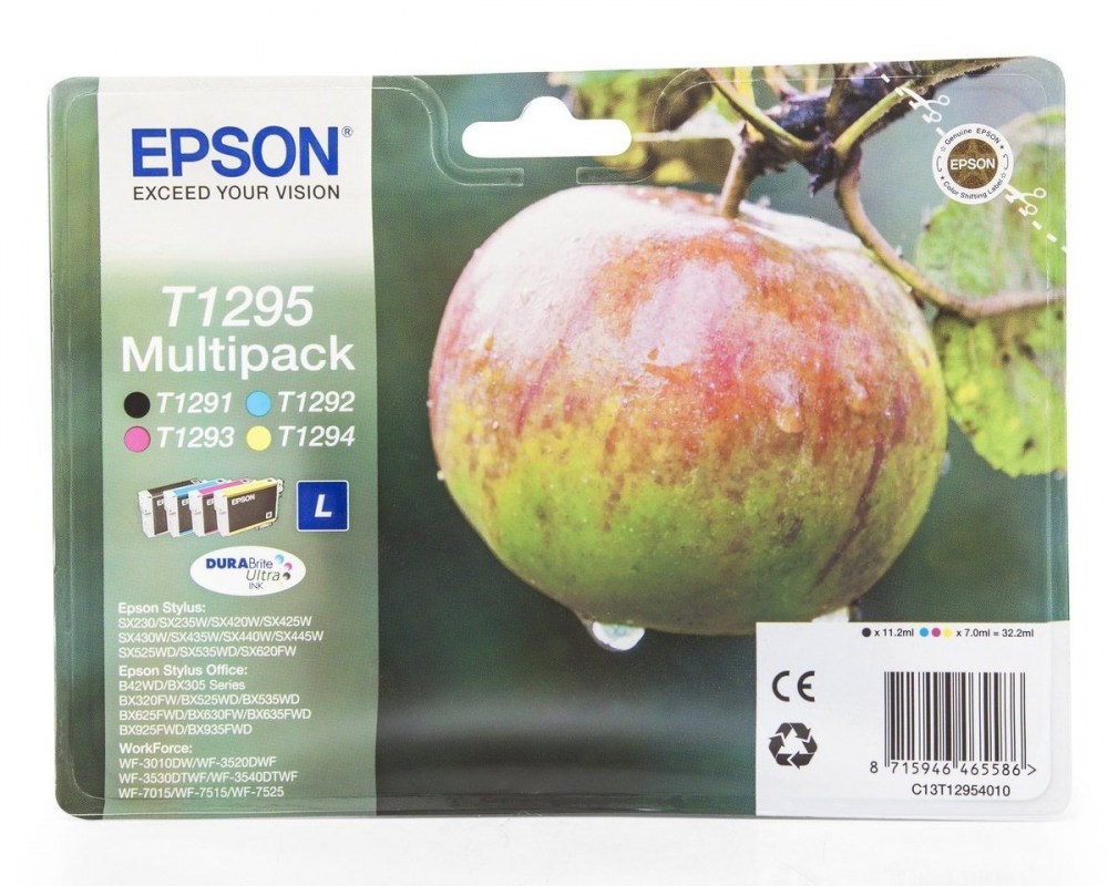 Epson Tusz SX425 T1295 CMYK 11,2ml + 3x7ml